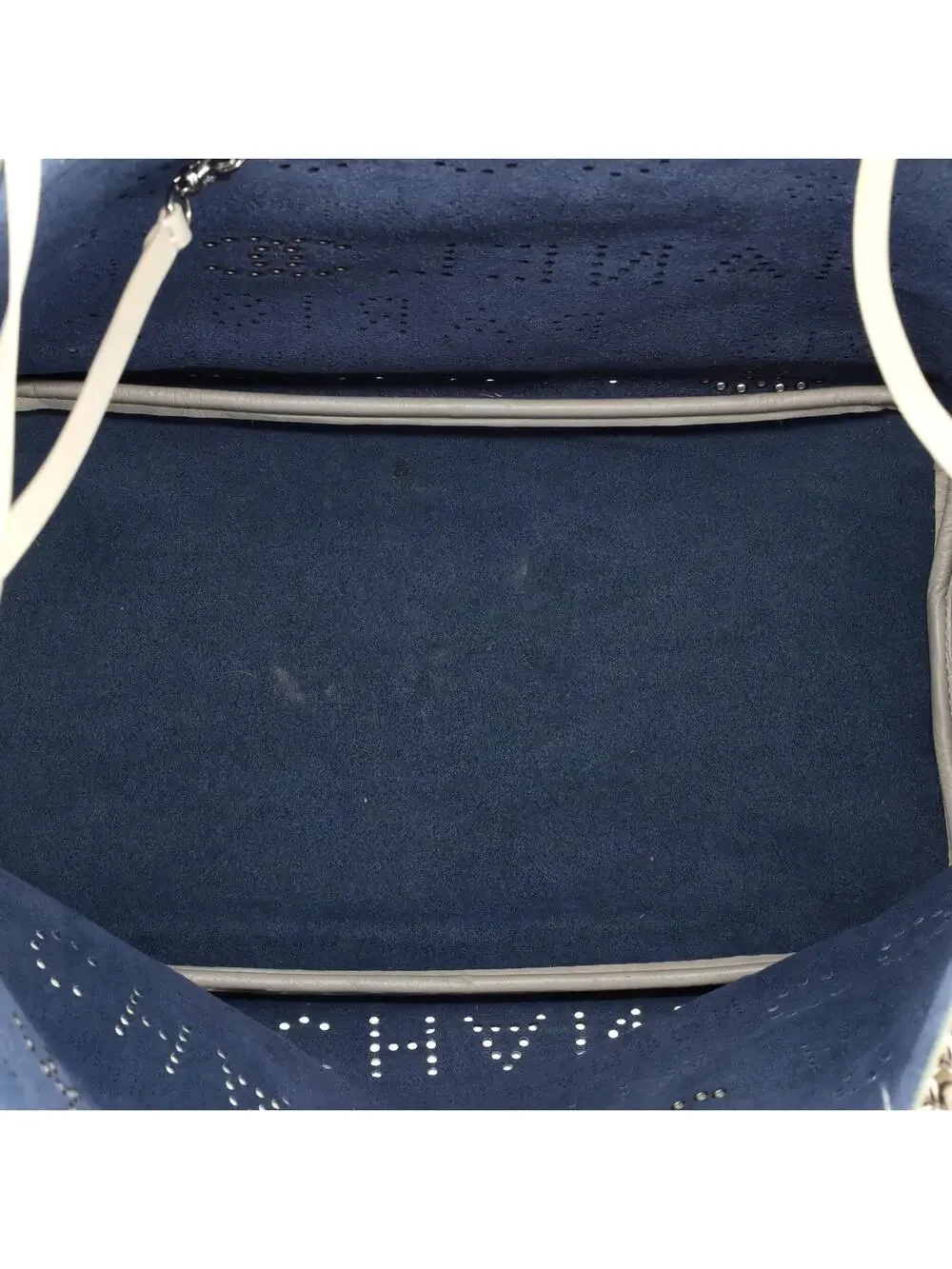 Chanel Logo Eyelets Shopping Tote #278992C27B